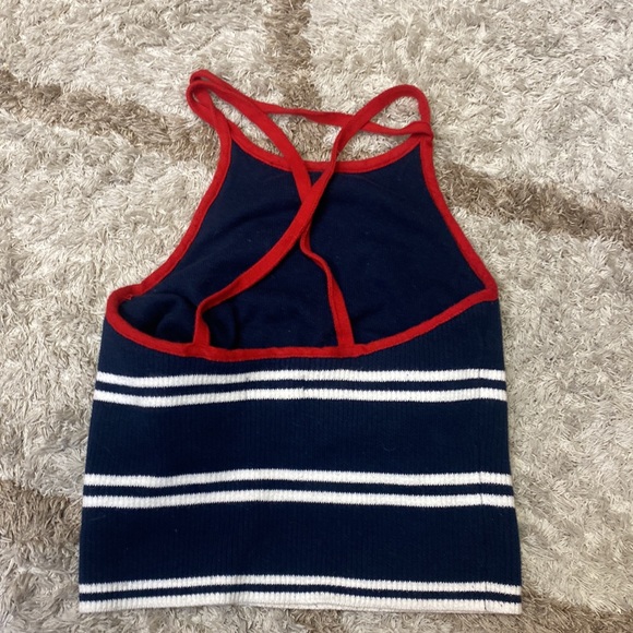 Red white and blue crop top - Picture 2 of 2